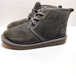 UGG Australia Neumel Men's Fur Lined Grey Chukka Boots Size 5